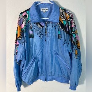Vintage Chinese Folk Art Windbreaker